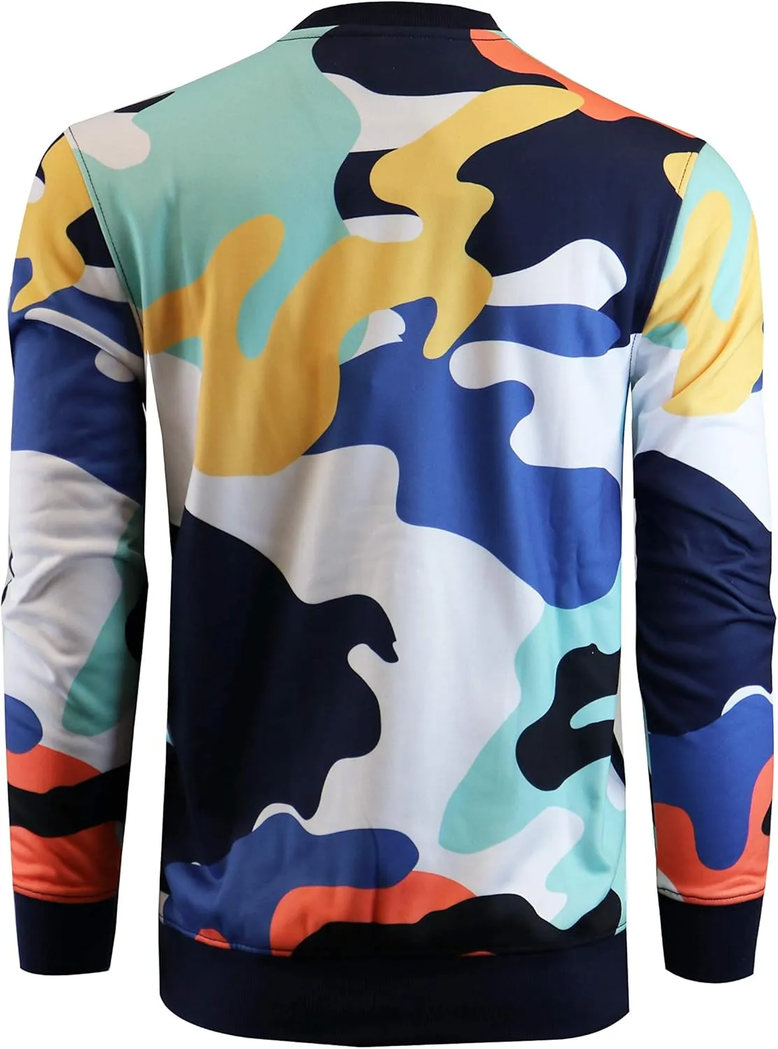 Screenshotbrand Mens Urban Hip Hop Premium Fleece - Pullover Active Urbanwear Street Fashion Crew Neck Sweatshirt