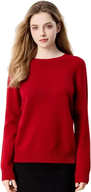 SheKiss 2024 Womens Fall Pullover Cropped Sweaters Tops Grey Long Sleeves Fashion Cashmere Sweater Crewneck Trendy Outfits