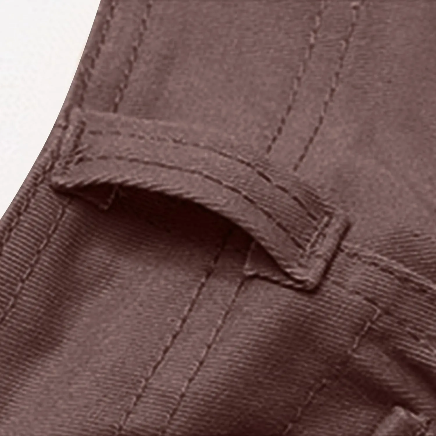 Sinzelimin Men's Short Cargo Pants Fashion Solid Color Multiple Pockets Loose Comfy Dressy Casual Workwear Crop Trouser
