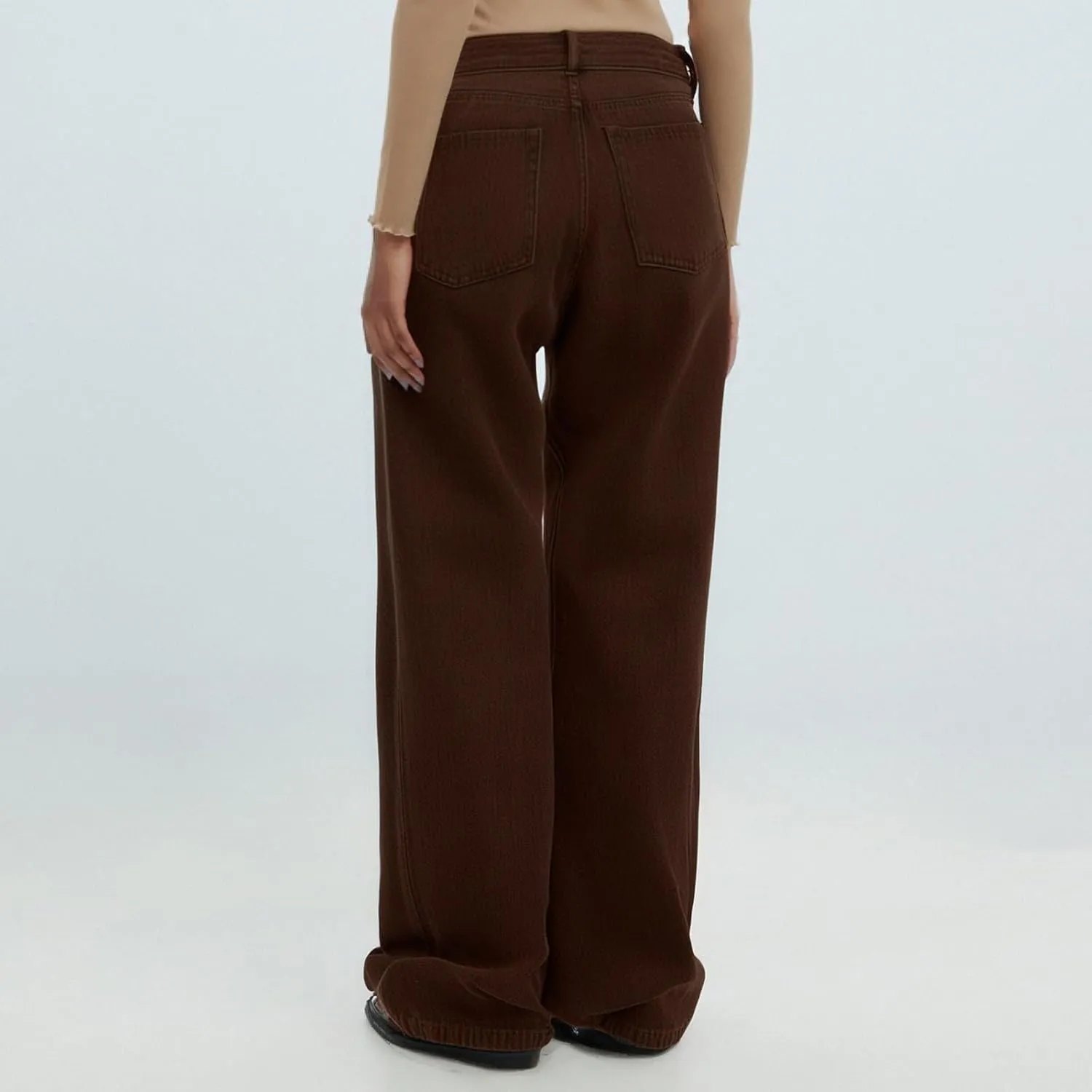 Sweatpants That Look Like Boyfriend Sweatpant Jeans Womens Wide Leg High Waist Jeans with Pockets