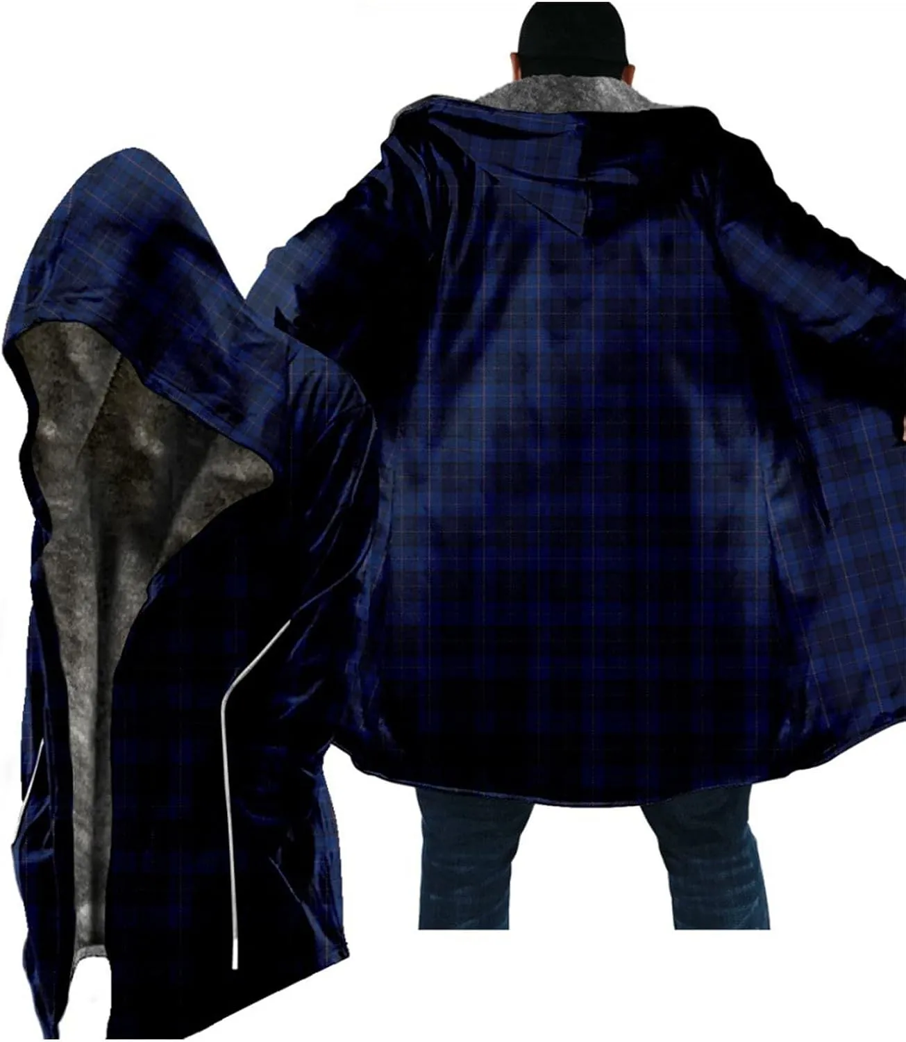 Wearable Oversized Tie Dye Blanket Hoodie With Zip For Women Men Fuzzy Plush Warm Sherpa Comfy Blanket Sweatshirt