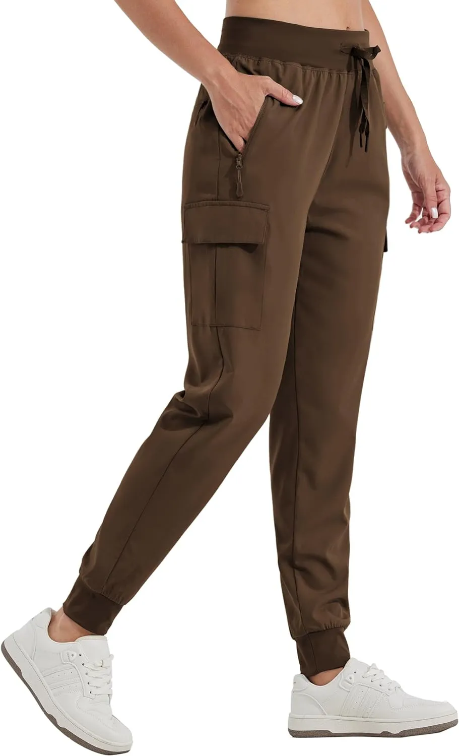 Willit Women's Cargo Hiking Pants Lightweight Athletic Outdoor Travel Joggers Quick Dry Workout Pants Water Resistant