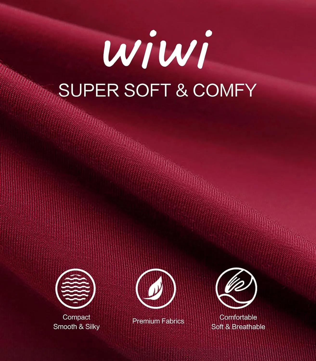 WiWi Bamboo Viscose Pajama Pants for Women Lounge Joggers Yoga Bottoms Plus Size Pajamas Pant Sweatpants S-4X
