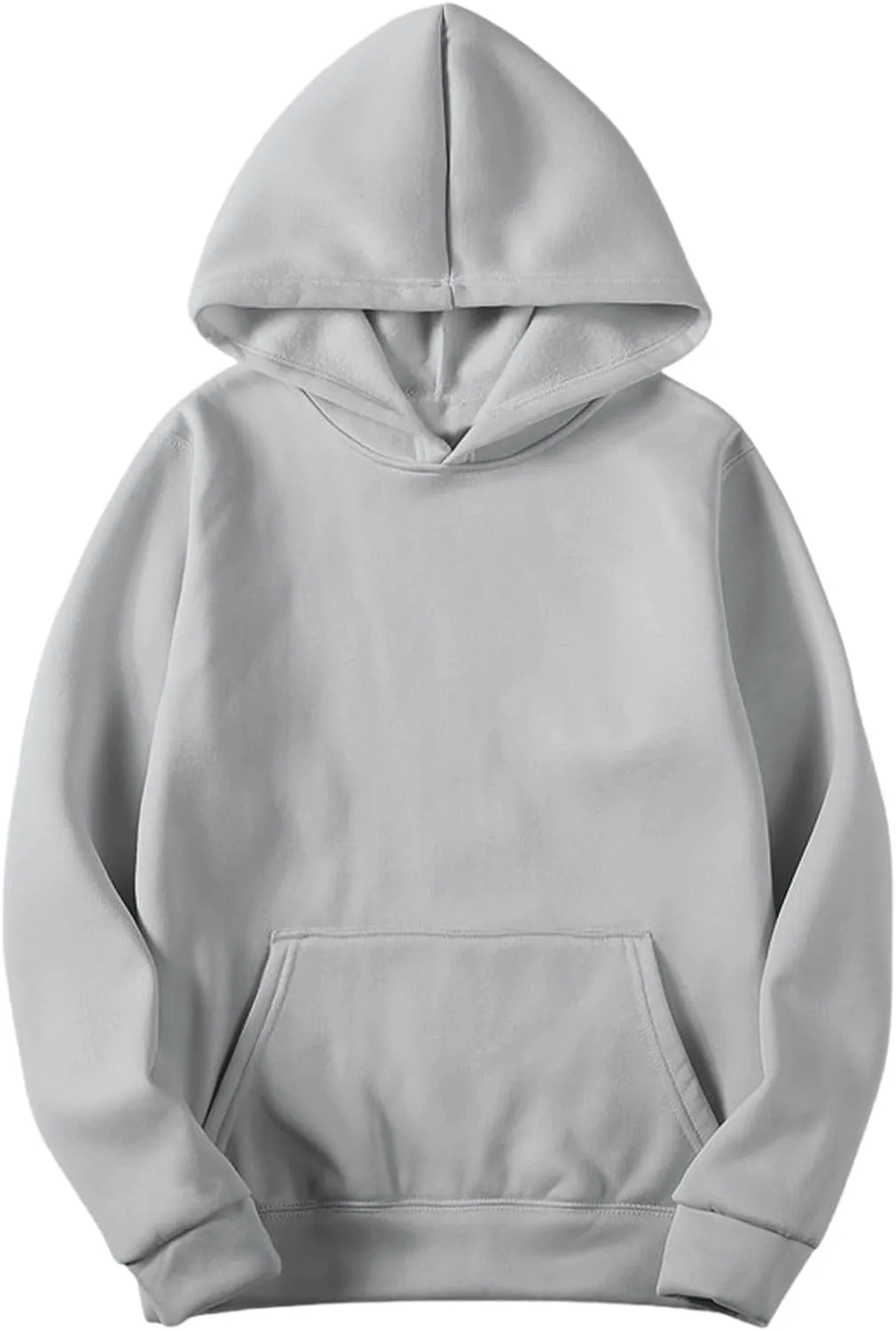 Women Men Basic Hoodies Unisex Oversized Fleece Sweatshirt Casual Long Sleeve Pullover Plain Sweater Fall Outfits