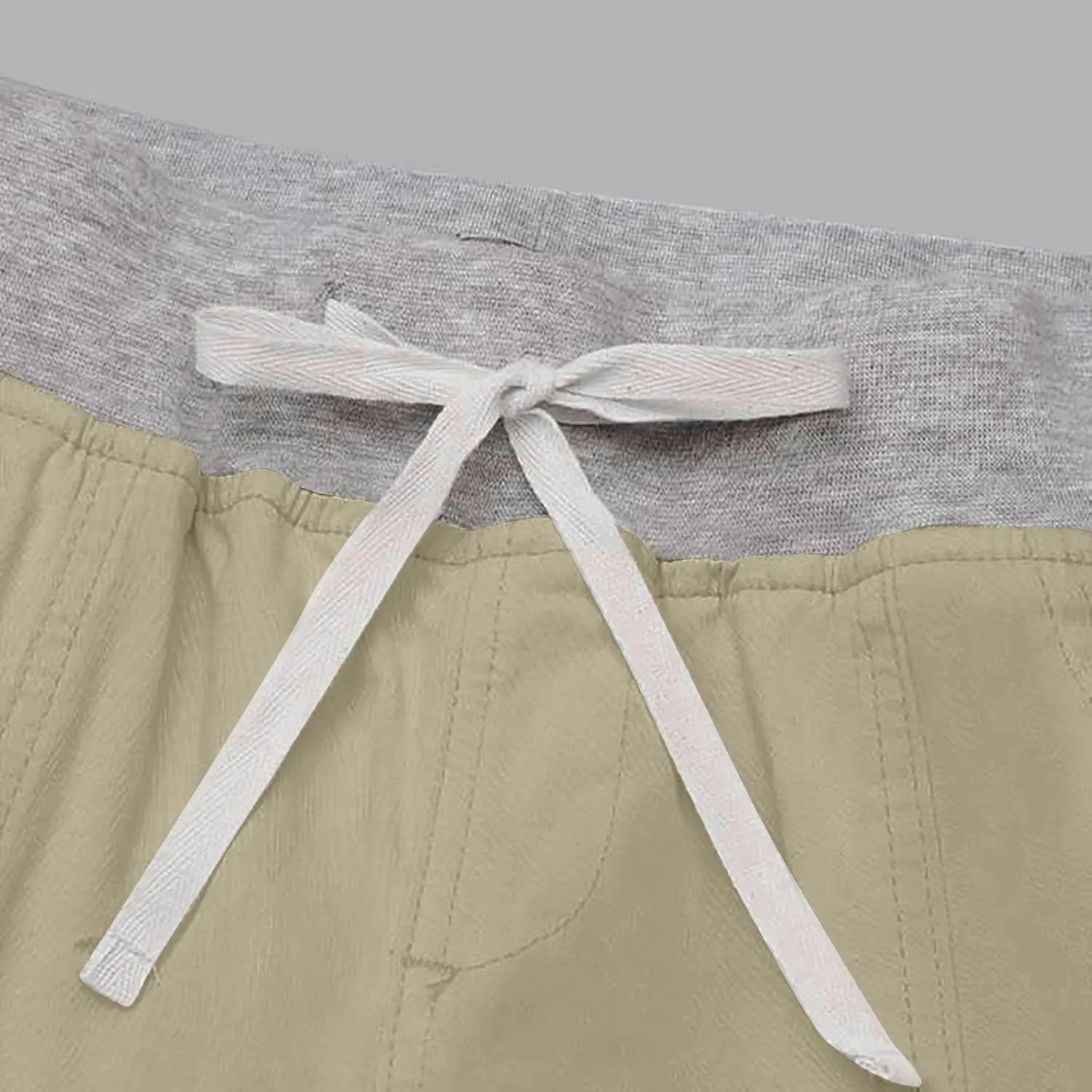 Womens Cargo Pants Mid Rise Hiking Pants Straight Leg Jogger Pants Lightweight Tactical Pants Drawstring Travel Pants