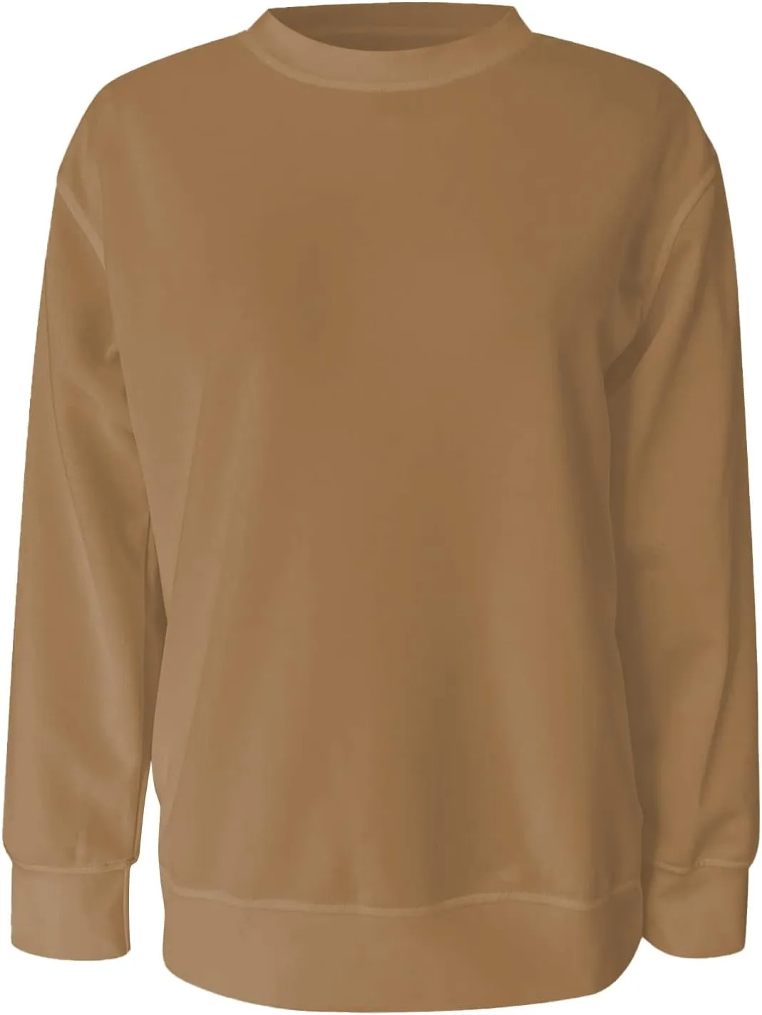 Women'S Crewneck Sweatshirts No Hood Fall Long Sleeve Shirts Dressy Casual Gradient Color Sweatshirts Pullover Cute