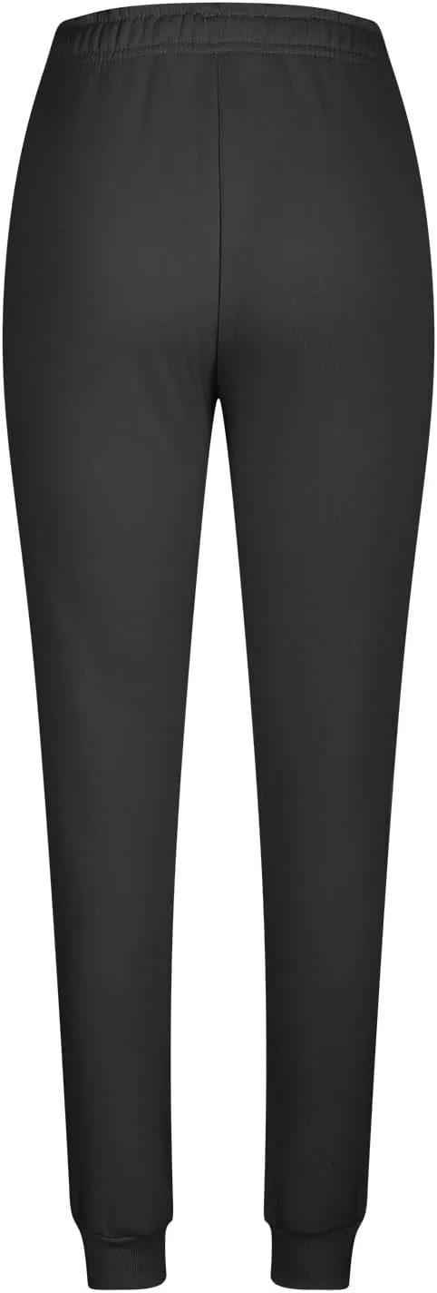 Women's Jogger Pants Warm Fleece Lined Sweatpants High Waist Athletic Pants Trendy Fall Pants Trousers with Pockets