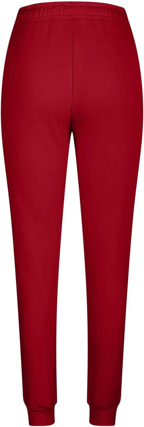 Women's Jogger Pants Warm Fleece Lined Sweatpants High Waist Athletic Pants Trendy Fall Pants Trousers with Pockets