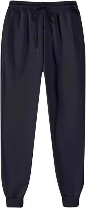 Women's Jogger Pants Warm Fleece Lined Sweatpants High Waist Athletic Pants Trendy Fall Pants Trousers with Pockets