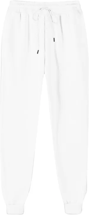 Women's Jogger Pants Warm Fleece Lined Sweatpants High Waist Athletic Pants Trendy Fall Pants Trousers with Pockets