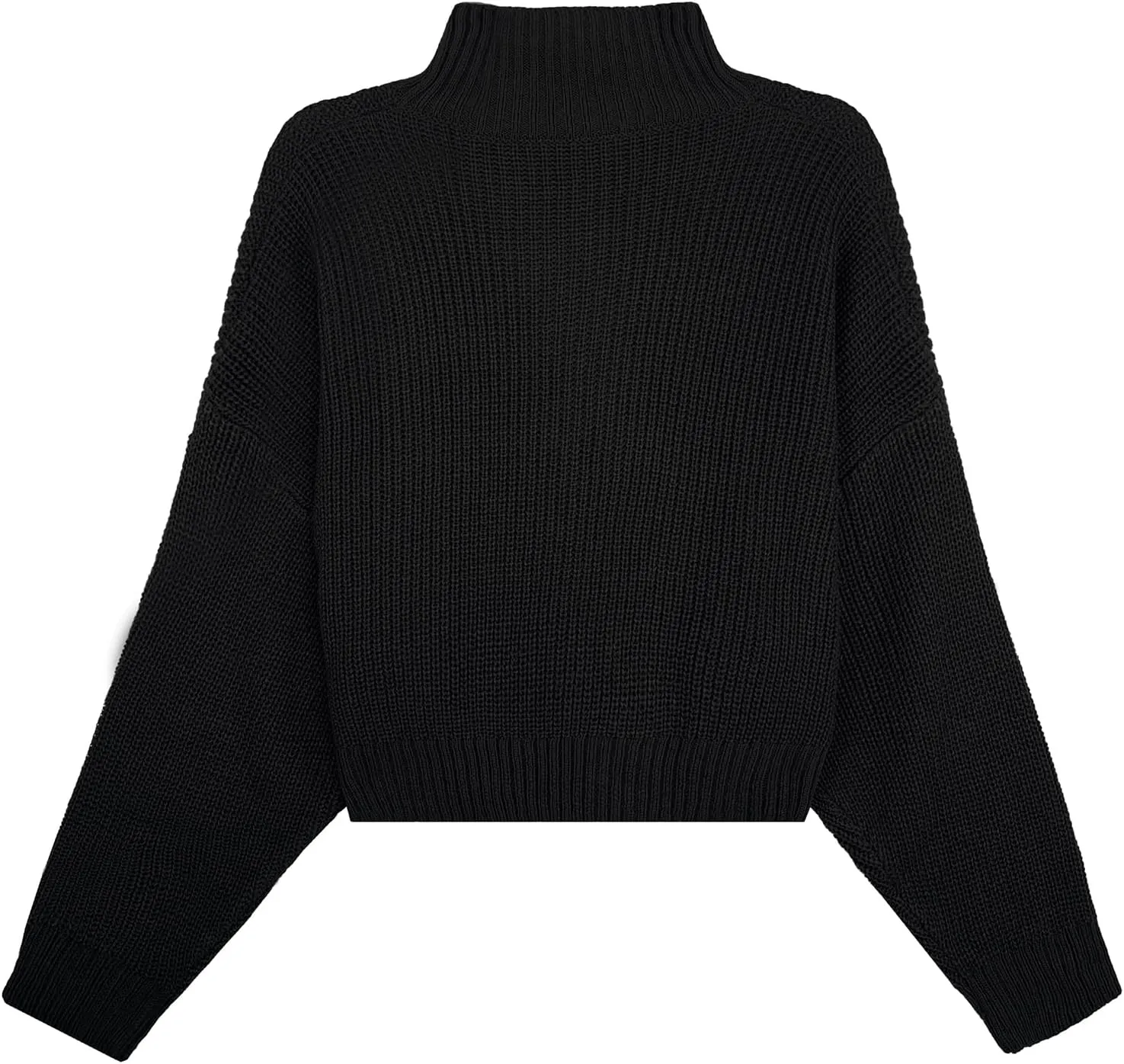 Womens Lightweight Cute Turtleneck Ultra Cropped Sweaters Spring 2025 Ribbed Knit Crop Thin Pullover Sweater