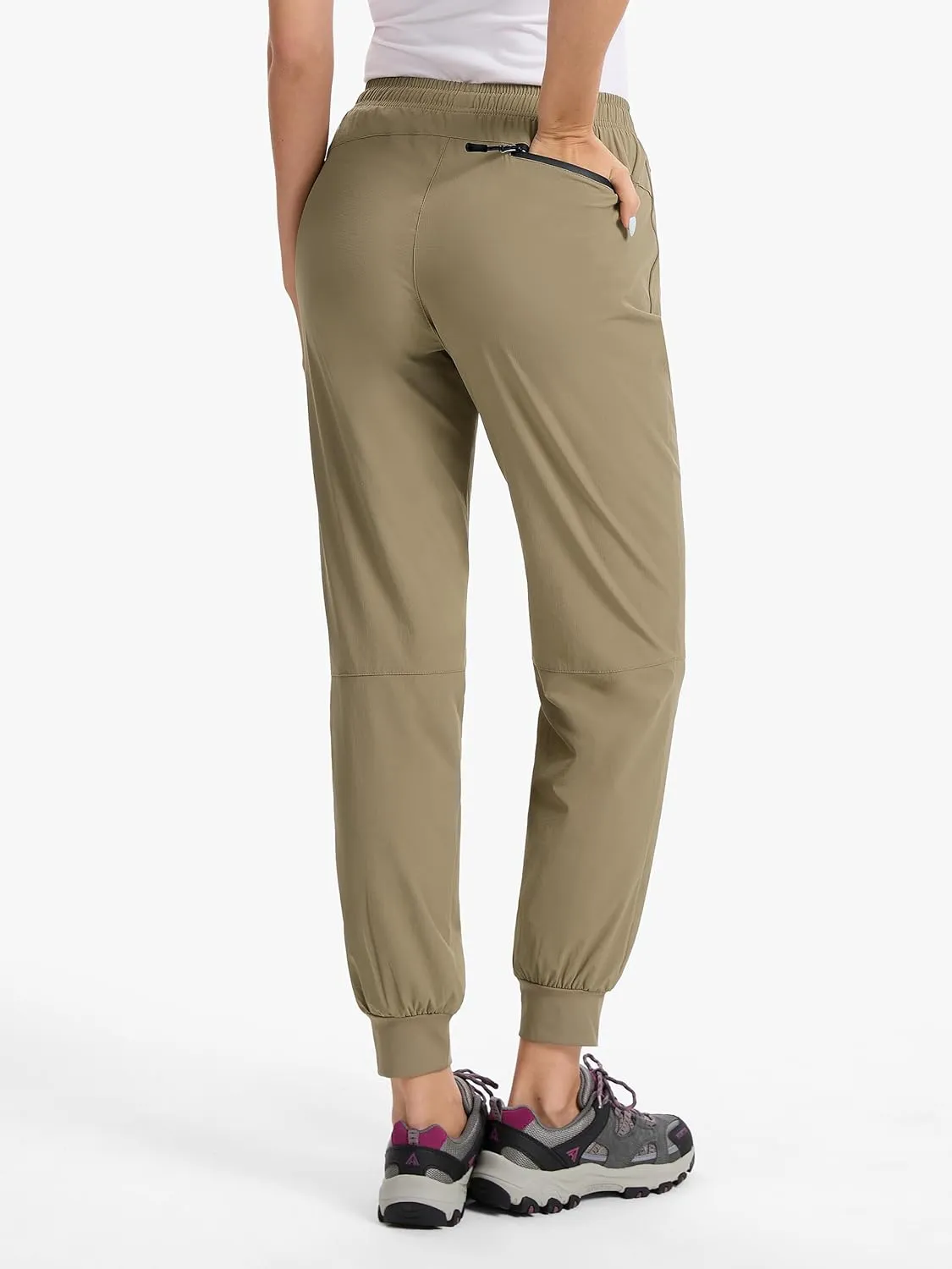 Womens Tall Joggers Hiking Pants 30/32/34 Inseam Cargo Lightweight Quick Dry 4 Pockets Travel Athletic UPF50 