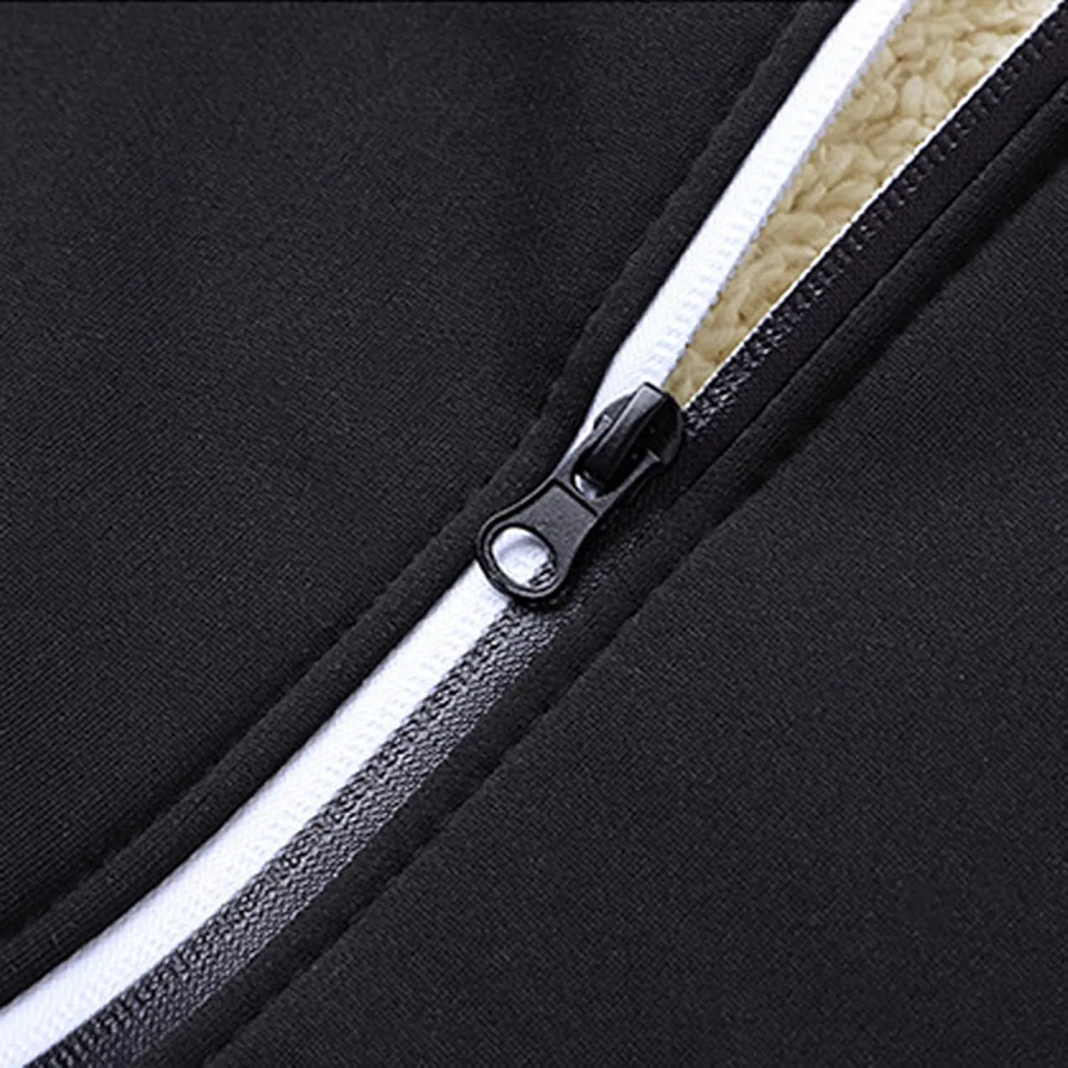 Ymosrh Men's Warm Hoodies Fleece Lined Jacket Sport Hooded Sweatshirt Solid Color Hoodie Pullovers, S-3XL