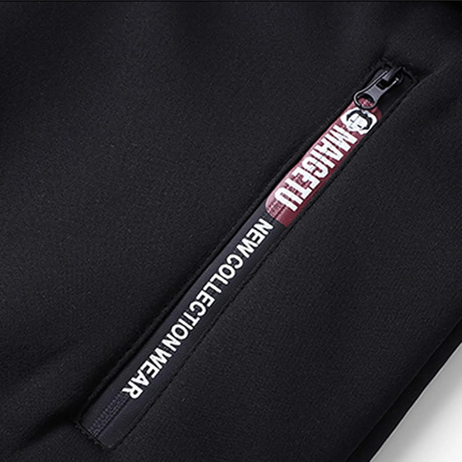 Ymosrh Men's Warm Hoodies Fleece Lined Jacket Sport Hooded Sweatshirt Solid Color Hoodie Pullovers, S-3XL